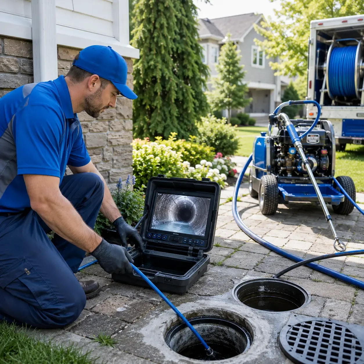 Outdoor drain cleaning professionals serving Troy, WV